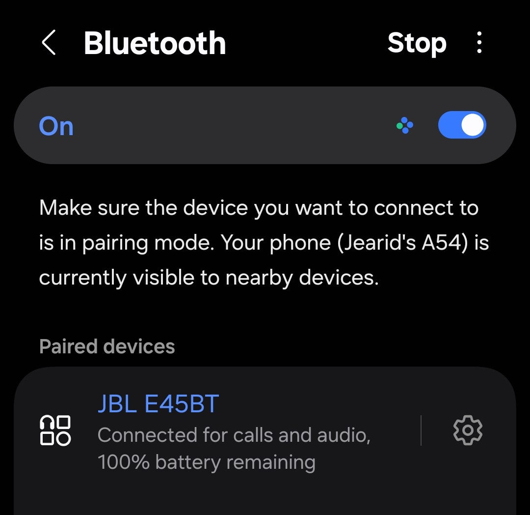 JBL E45BT